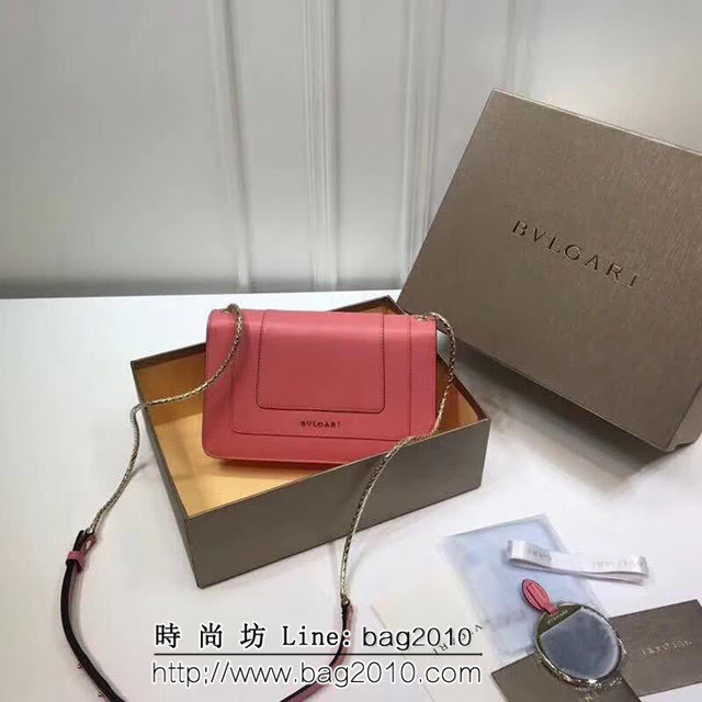 BVLGARI寶格麗 專櫃新款 蛇頭扣環 單層蛇頭包 鏈條單肩斜挎包 B39174 FYD1328